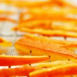 Scorzette candite ricoperte di cioccolato