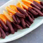 Scorzette candite ricoperte di cioccolato