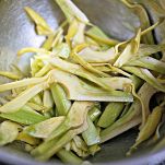 Spaghetti carciofi e provola