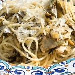Spaghetti carciofi e provola