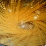 Spaghetti in crosta