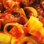 Spezzatino di agnello alla cacciatora