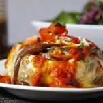 Timballo di pasta ai funghi