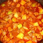 Uova con salsiccia