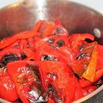 Zuppa di peperoni arrostiti