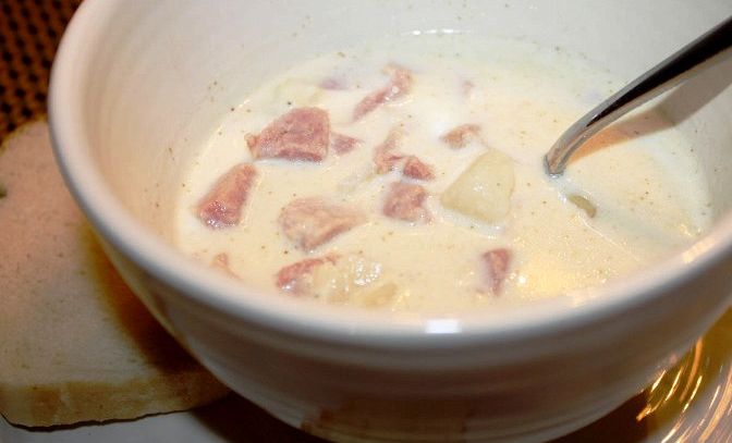 Zuppa di prosciutto