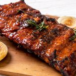 grilled barbecue ribs pork