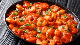 Gamberetti in salsa di pomodoro