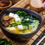Traditional miso soup