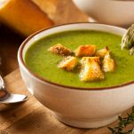 Homemade Green Asparagus Soup