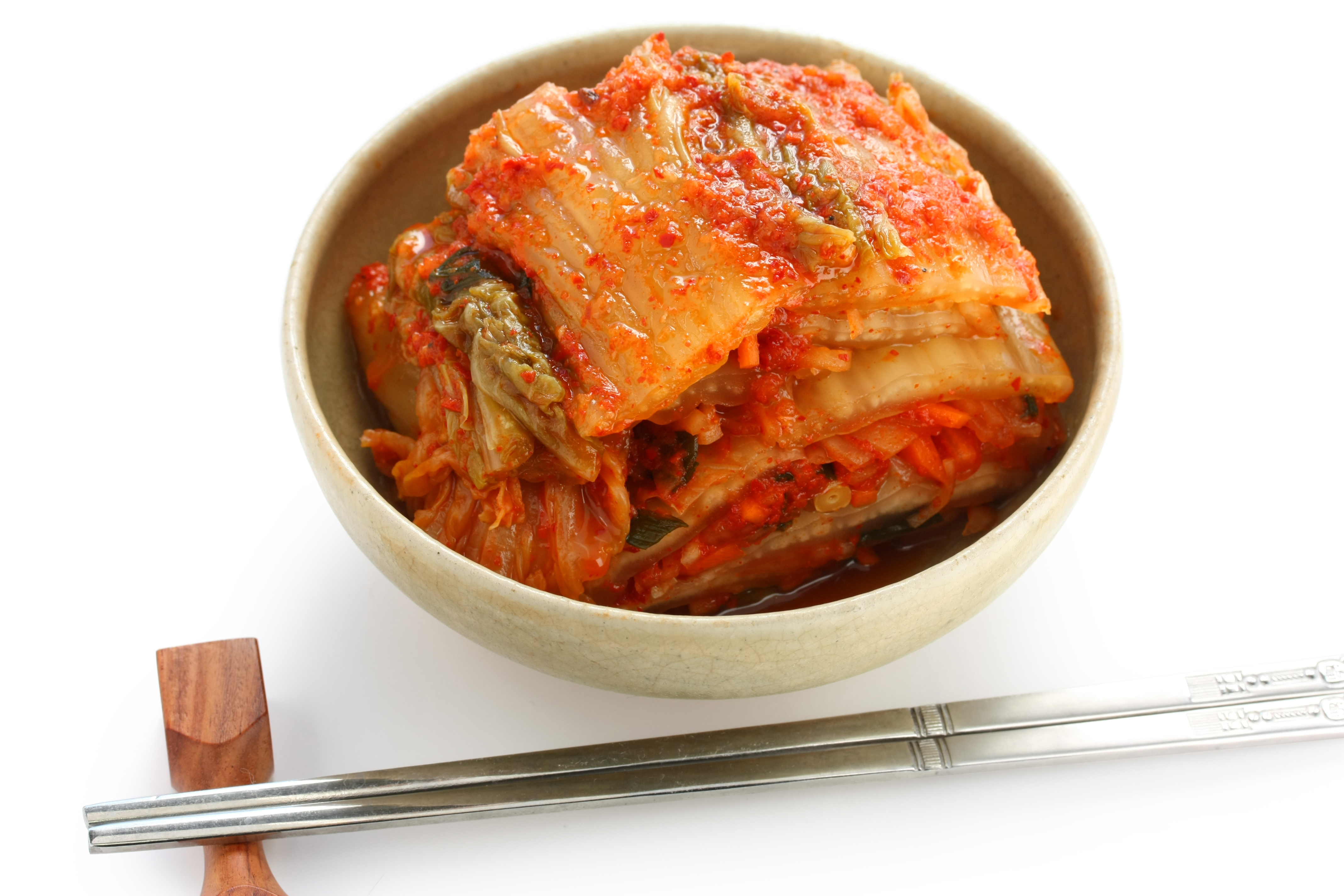 Immagini Stock - Il Kimchi Coreano Mescola Il Cavolo Fritto Con Il