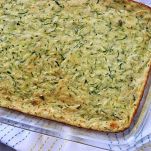 Anellini di zucchine in teglia