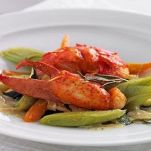 Astice con verdure alla salsa di limone