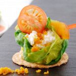 Bottarga con pomodori