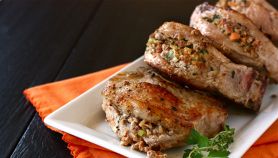 Braciole di maiale farcite