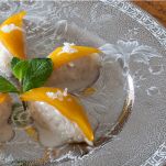 Budino di riso con mango