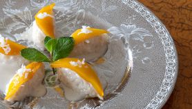 Budino di riso con mango