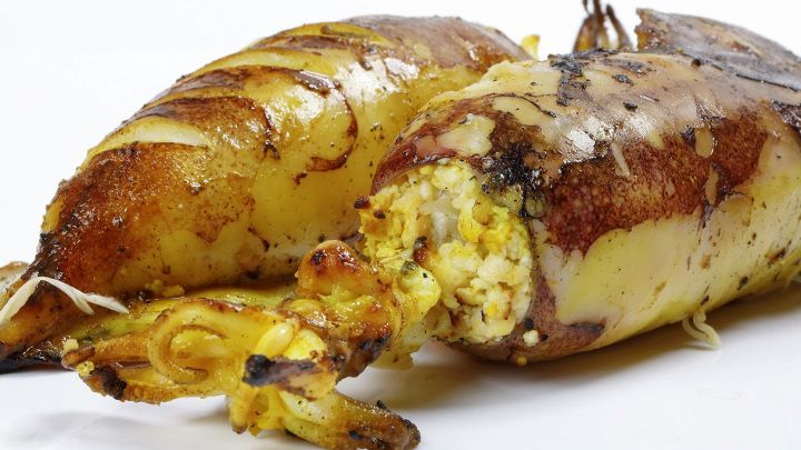Calamari ripieni alla griglia