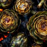 carciofi sulla brace