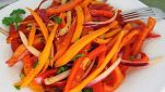 Peperoni e carote in padella