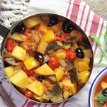 Cianfotta con le uova