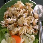 Cicale di mare con insalata di zucchine