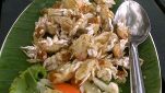 Cicale di mare in padella con insalata di zucchine