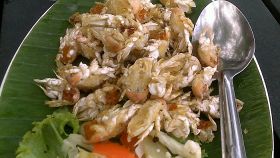 Cicale di mare con insalata di zucchine