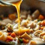 L'aggiunta del brodo