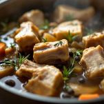 La preparazione del brodo