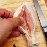 Cosce di pollo ripiene con purè