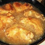 Coscette di pollo ai mirtilli