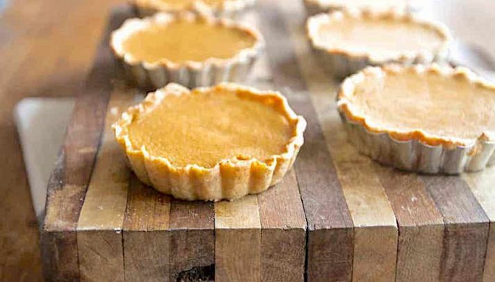 Crostatine di zucca e formaggio Italico