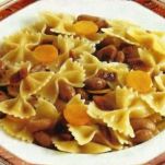 Farfalle ai borlotti e alici