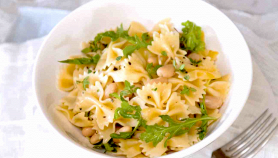 Farfalle ai borlotti e alici