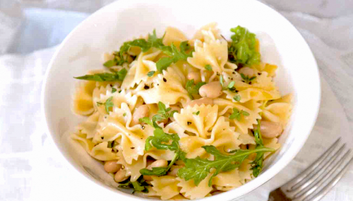 Farfalle ai borlotti e alici