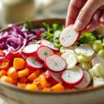 Aggiunta del ravanello