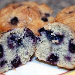 Focaccine di mirtilli