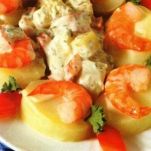 Gamberetti con patate