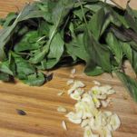 Gamberi e capesante all’aglio