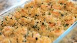 Gamberi al forno gratinati all'aglio