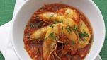 Gamberi in salsa di pomodoro