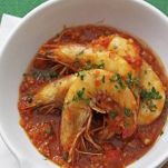 Gamberi in salsa di pomodoro