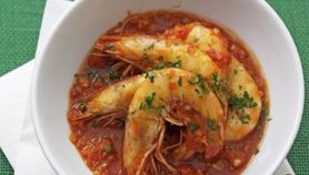 Gamberi in salsa di pomodoro