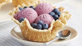 Gelato di mirtilli