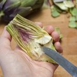 Gnocchi carciofi e pachini