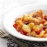 Gnocchi carciofi e pachini