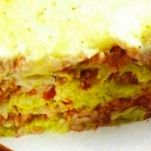 Gratin delicato di verza e riso