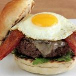 Hamburger con pancetta