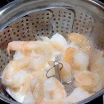 Insalata di gamberi e arancia